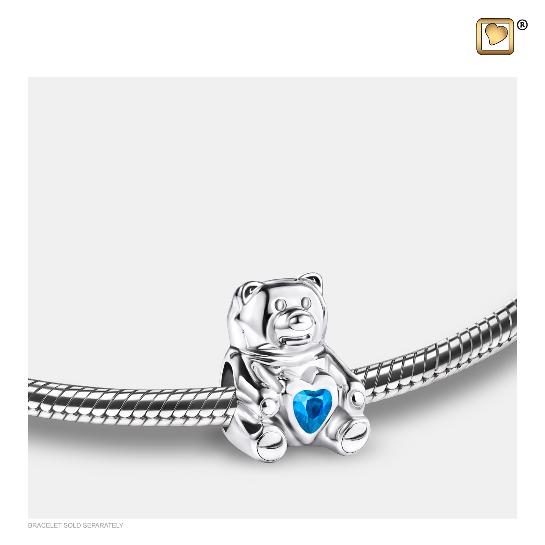 Cuddle Bear blauw asbedel -