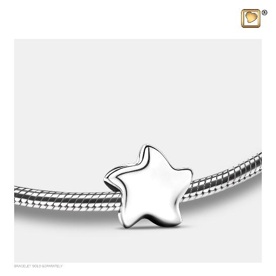 Angelic Star asbedel zilver -